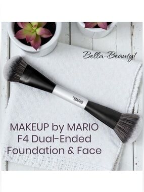 MAKEUP by MARIO F4
F4 DUAL-ENDED FOUNDATION AND FACE BRUSH   ~NEW~